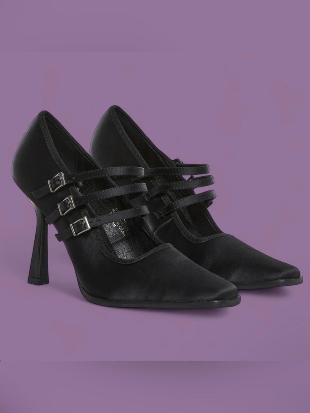 Sugar Thrillz x Dolls Kill - Triple Threat Pointed Toe Heels